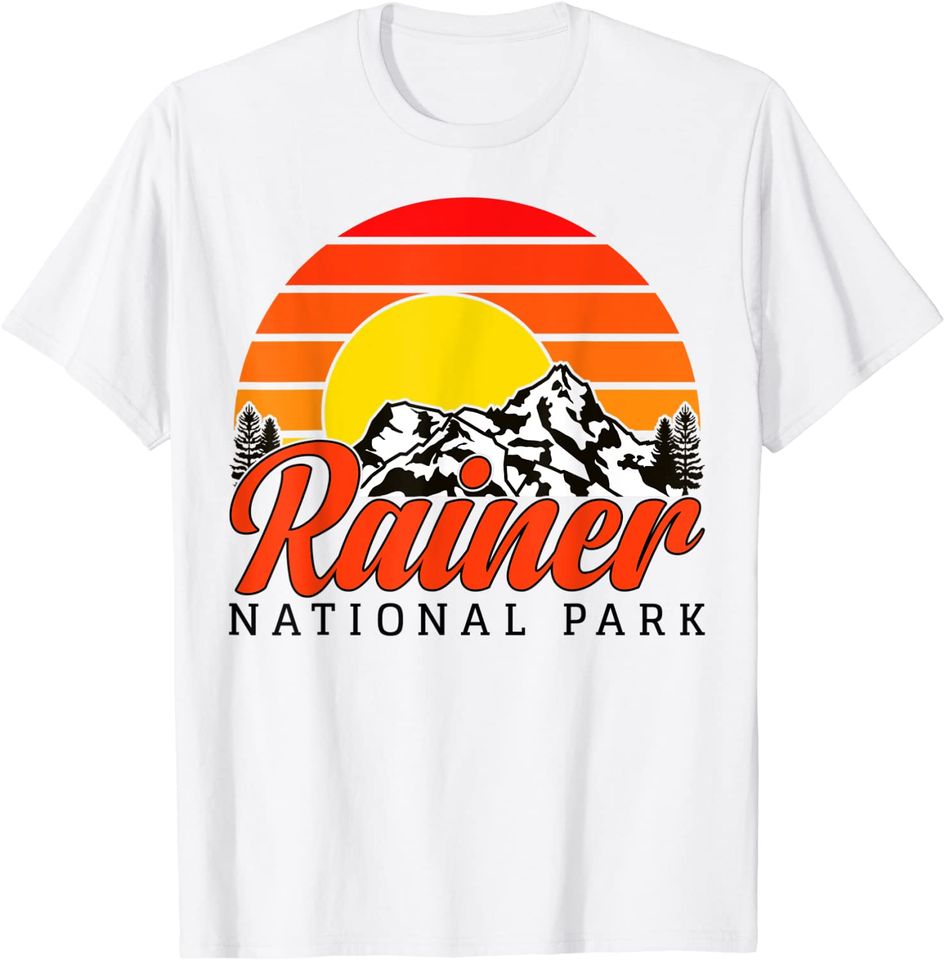 Mount Rainer National Park Mt Rainer Hiking Washington State T-Shirt