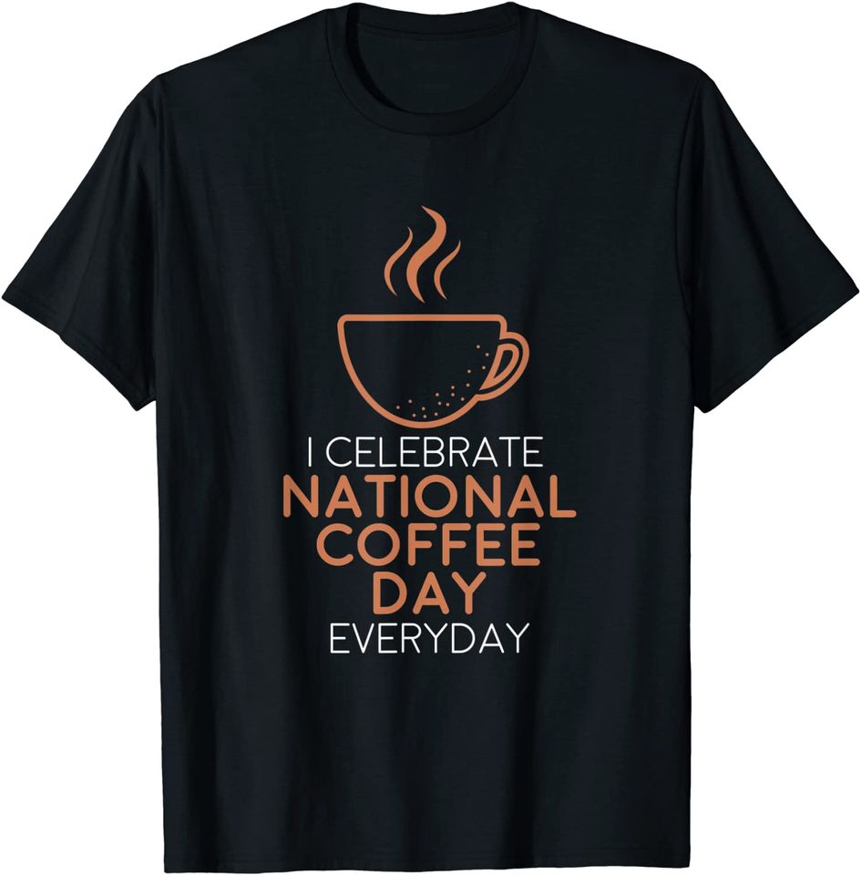 National Coffee Day Espresso Barista Caffeine Keto Diet T-Shirt