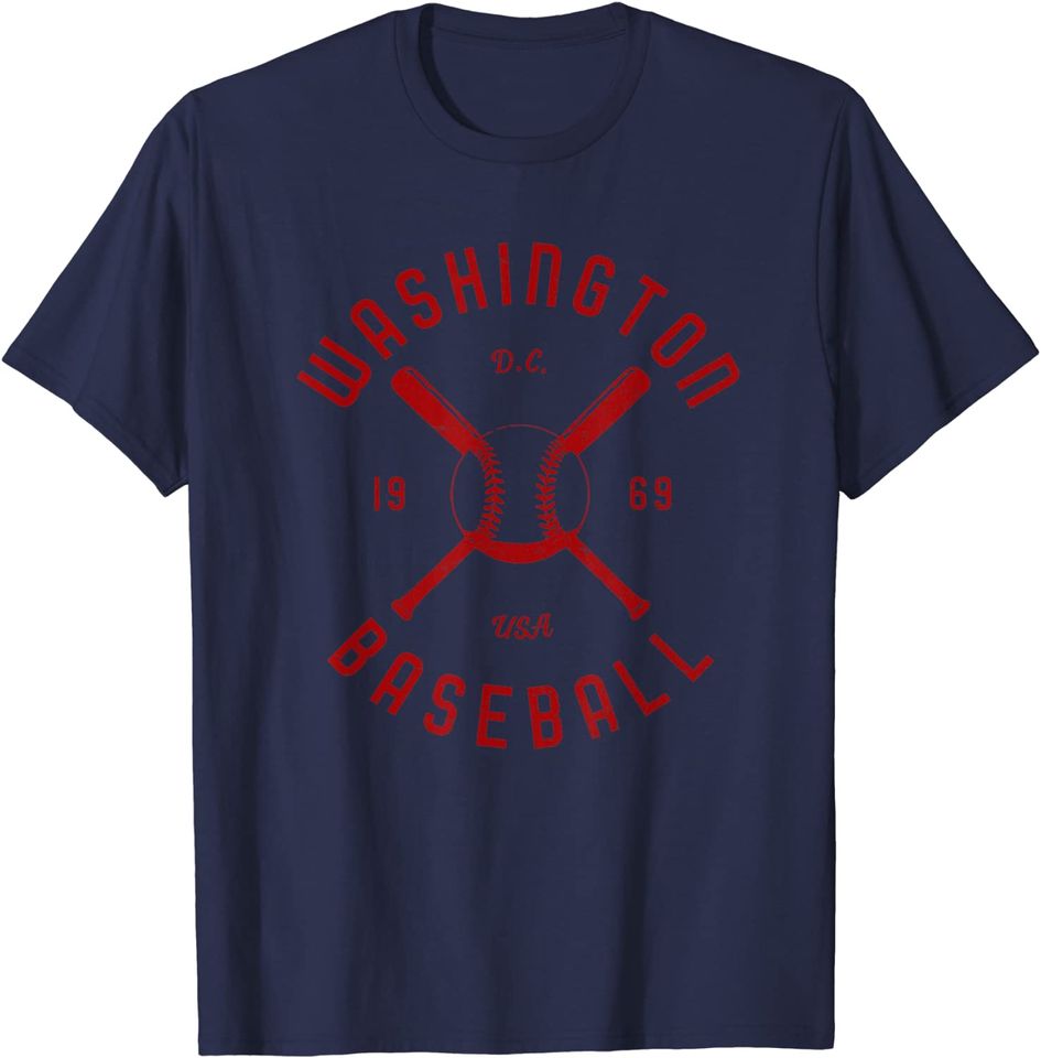 Washington Baseball Distressed T Shirt