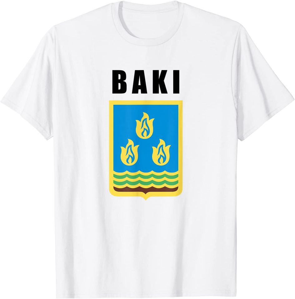 Baki Azerbaijani Souvenir T Shirt