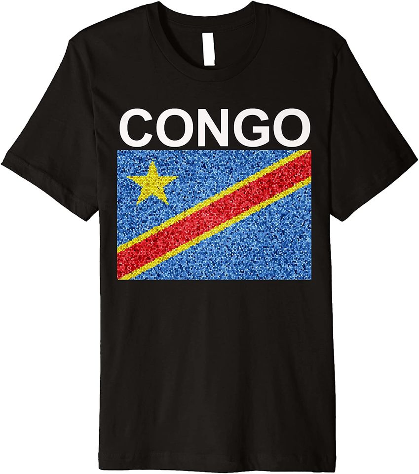 Congo Flag National Pride T Shirt
