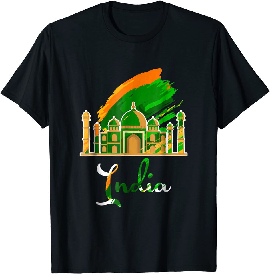 Taj Mahal Vintage India Souvenir T Shirt