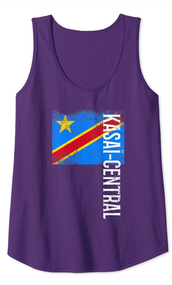 Kasa&-Central Congo, Gift For Congolese Men, Women and Kids Tank Top