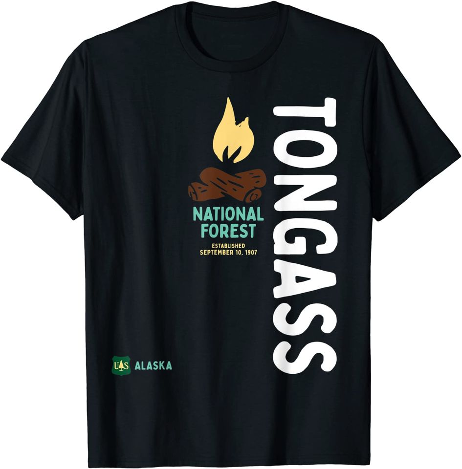Tongass National Forest Vertical Alaska USA T-Shirt