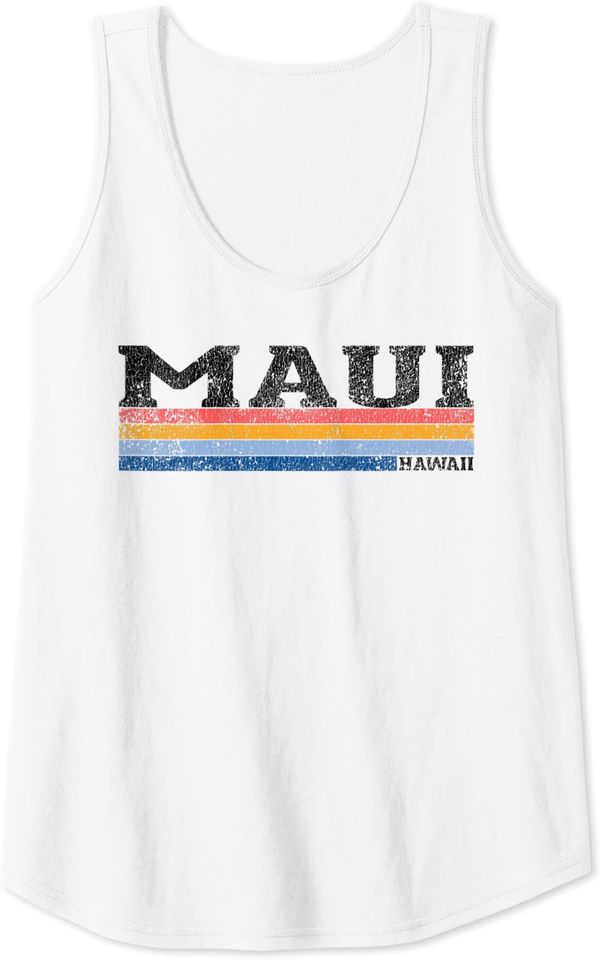 Vintage 1980s Style Maui Hawaii Tank Top