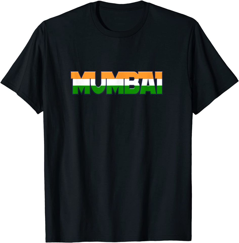Mumbai India Flag T-Shirt
