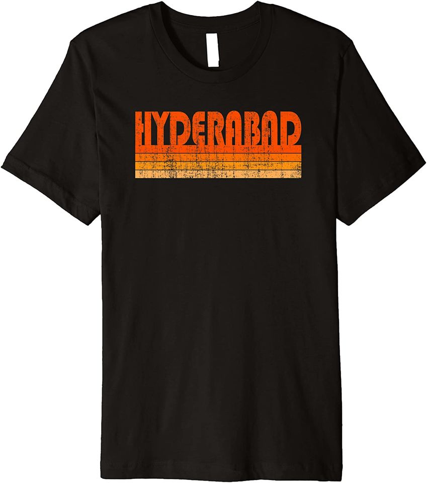 Vintage Grunge Style Hyderabad T Shirt