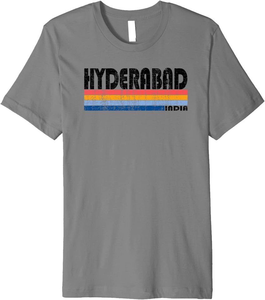 Vintage 70s 80s Style Hyderabad India Premium T Shirt
