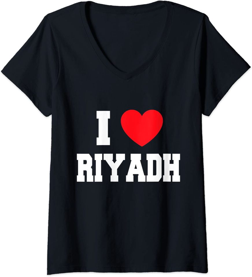 I Love Riyadh V-Neck T-Shirt