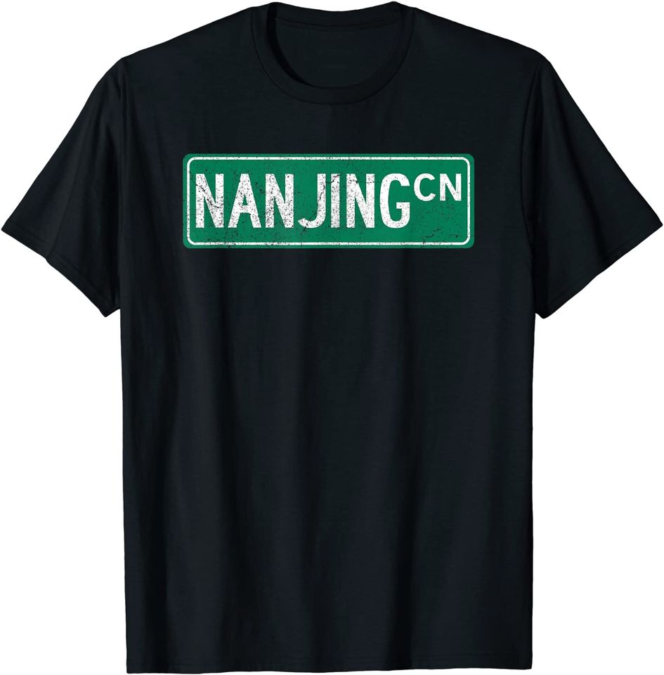 Retro Nanjing China Street T Shirt