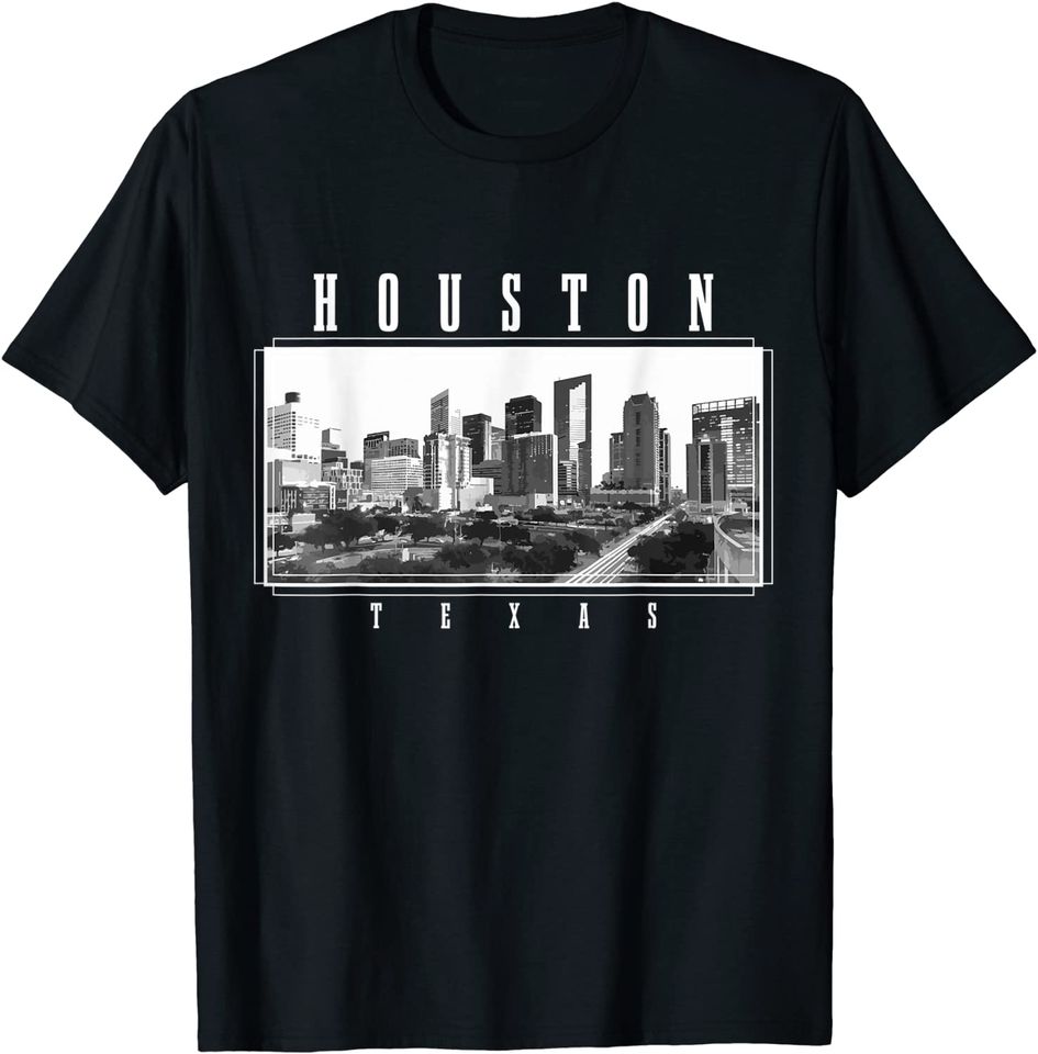 Houston Skyline Texas Pride Vintage Houston T-Shirt