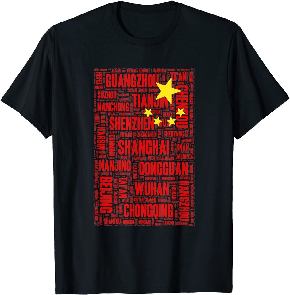 Xi'an China Flag T Shirt