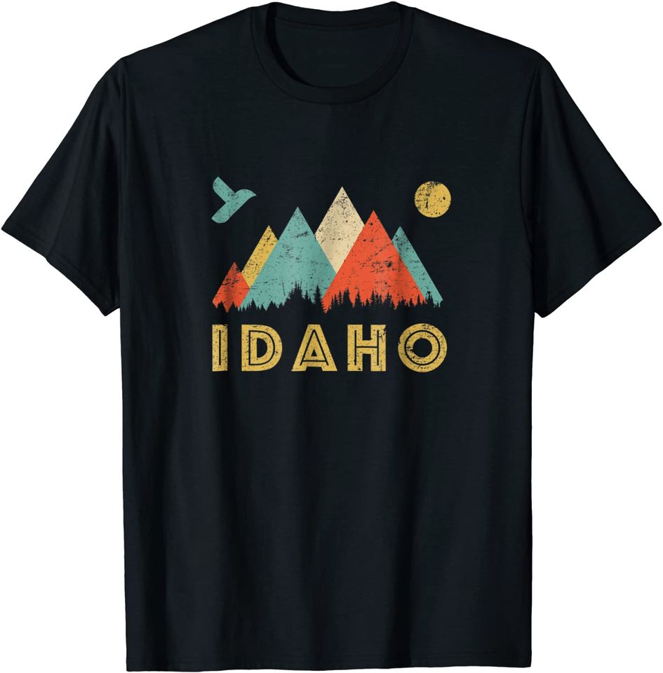 Retro Vintage Idaho Throwback T Shirt