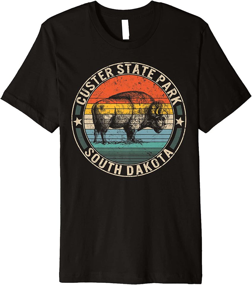 Custer State Park Buffalo Roundup South Dakota Hills Bison T-Shirt