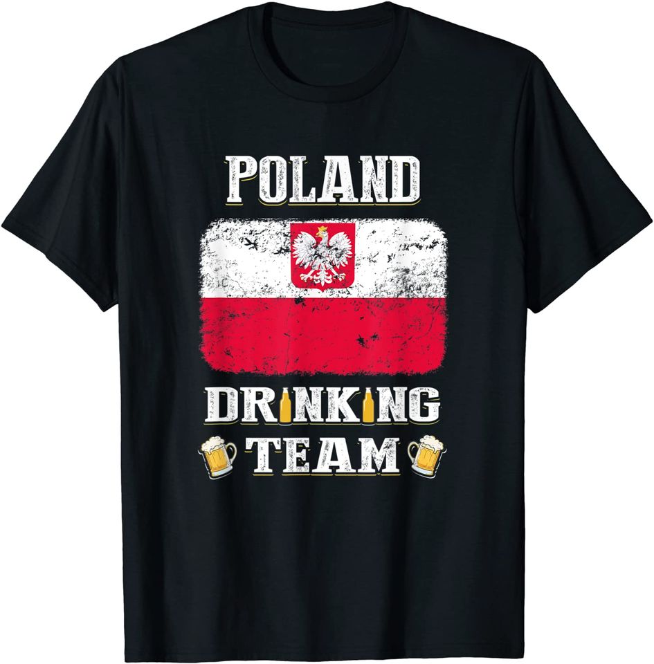 Poland Drinking Team T Shirt