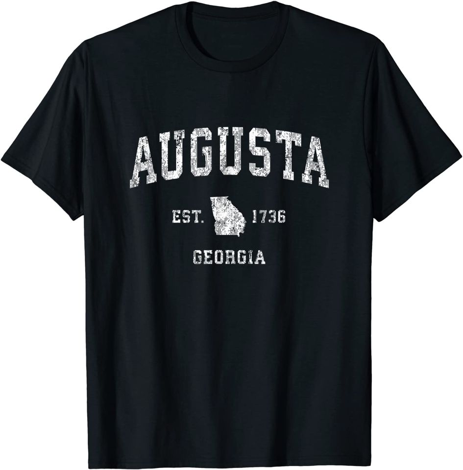 Augusta Georgia GA Vintage Athletic Sports Design T-Shirt