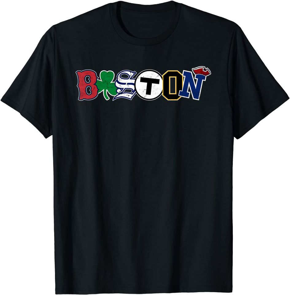 Vintage Boston Sports Fan City Pride T-Shirt