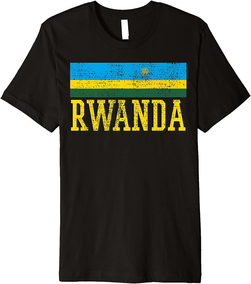 Rwanda Africa Flag T Shirt