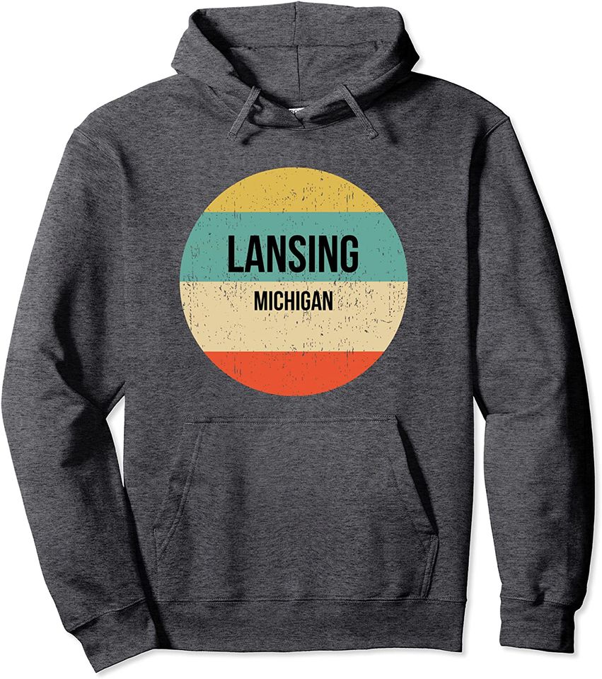 Lansing Michigan Pullover Hoodie