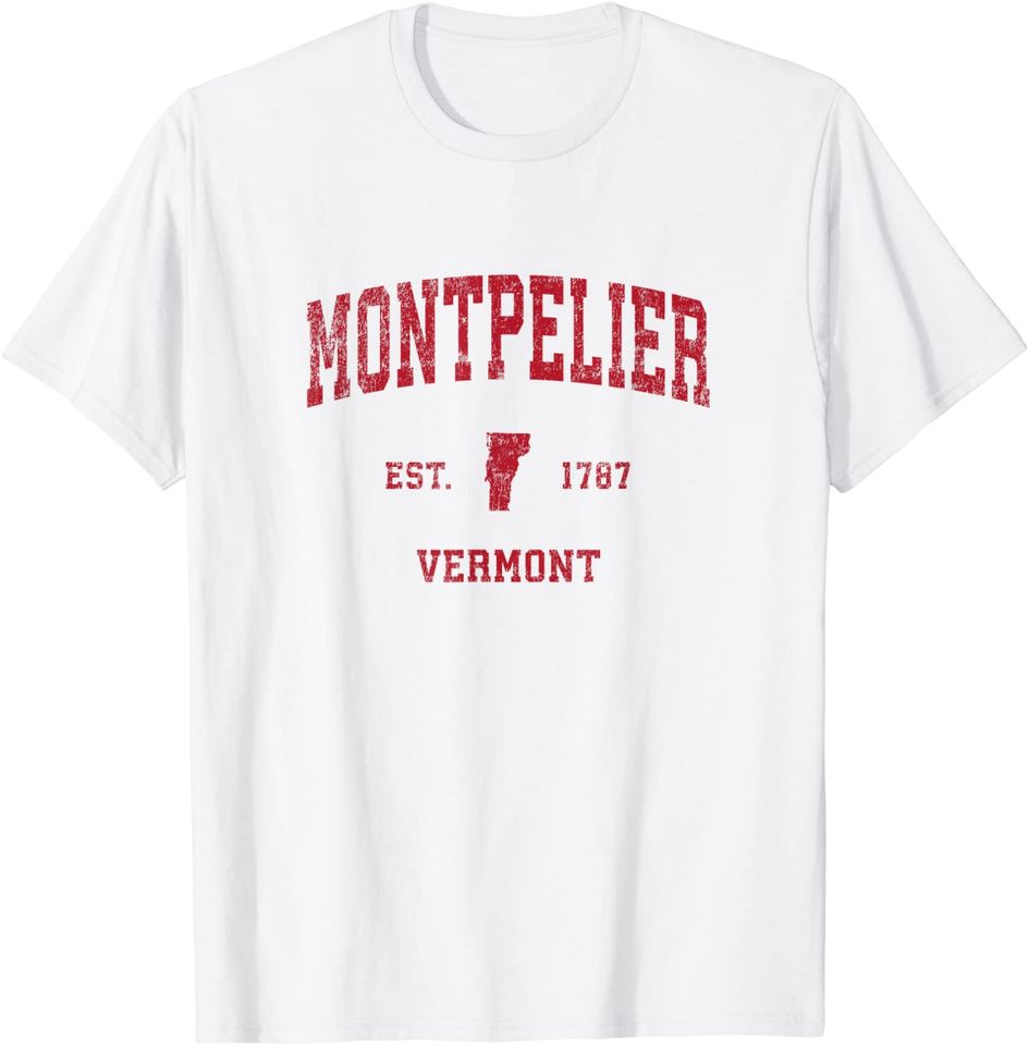Montpelier Vermont Vintage T Shirt