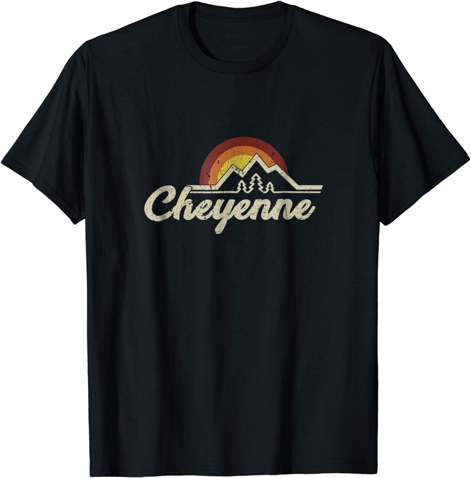 Cheyenne Wyoming Retro T Shirt