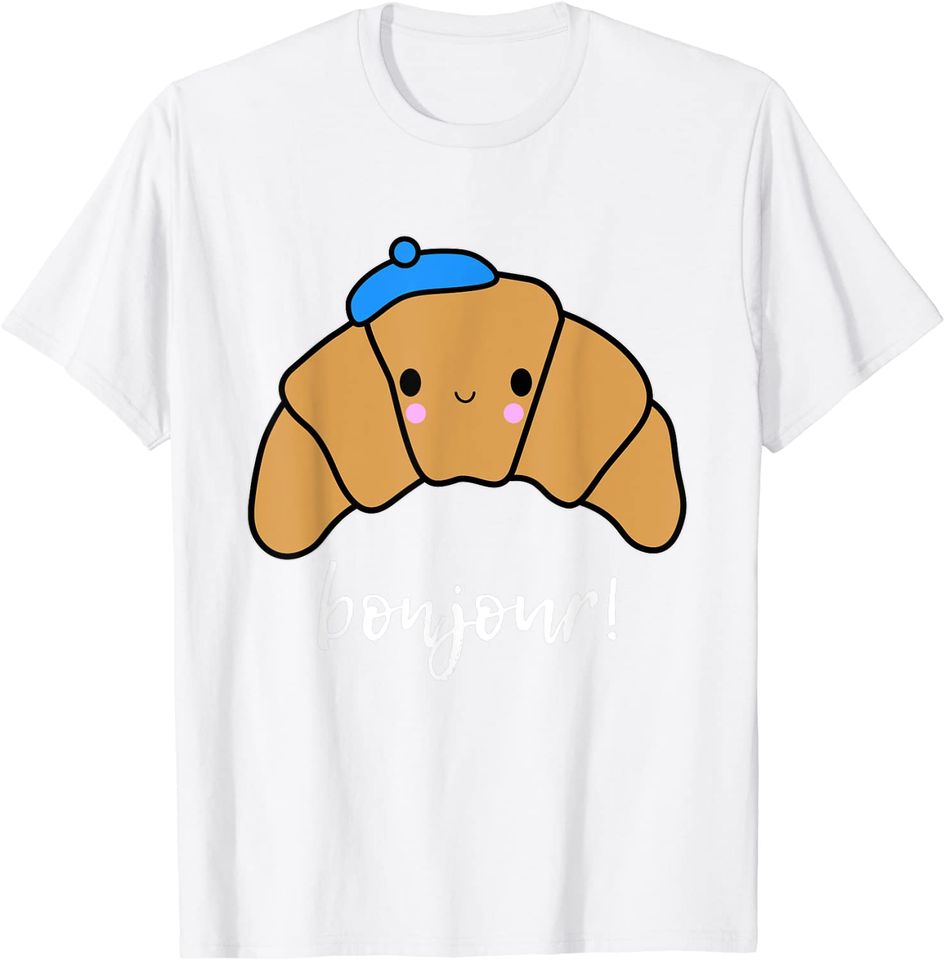 Croissant Gift Idea for France Girls Trip T-Shirt