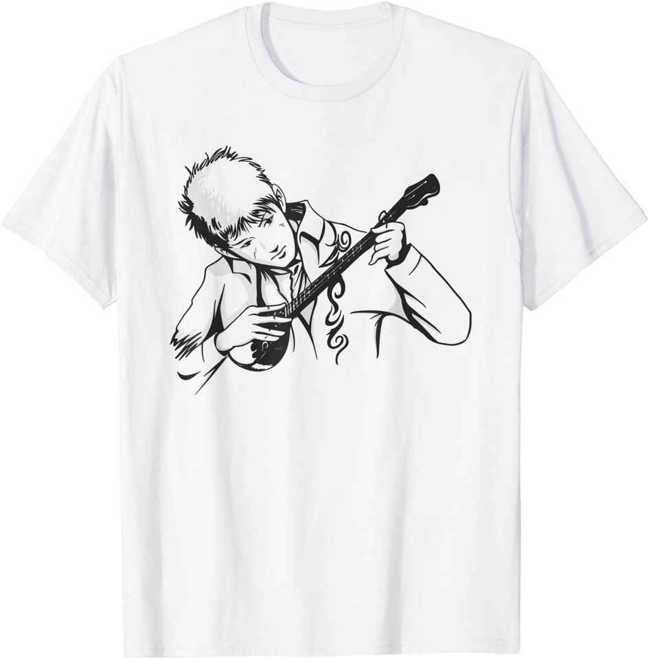 Dombra Man Instrument Music T Shirt