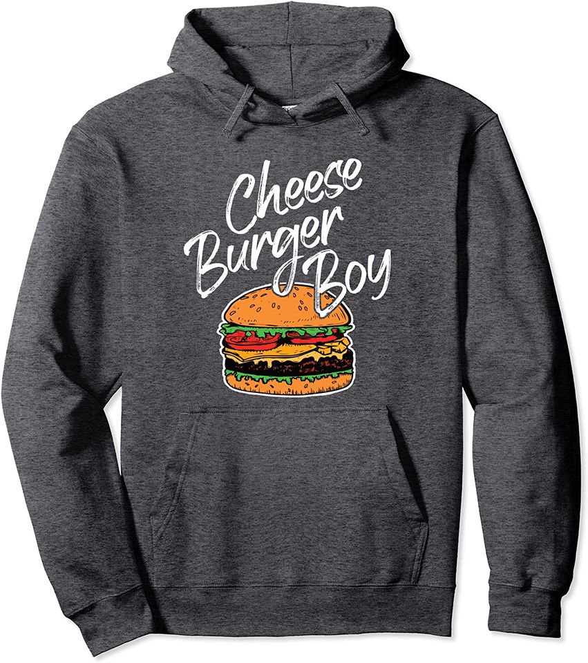 Cheeseburger Boy - Burger Lover - National Cheeseburger Day Pullover Hoodie