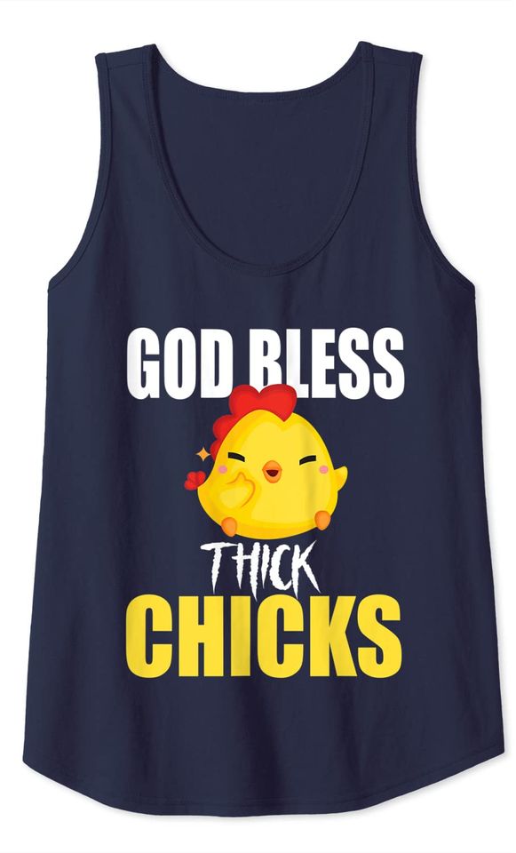 God Bless Thick Chicks Tank Top
