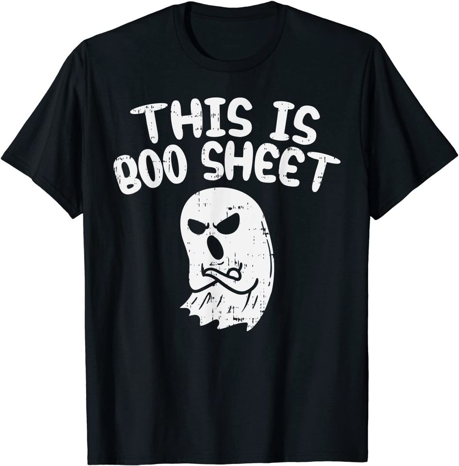 This Is Boo Sheet Ghost Pun Halloween Costume T Shirt