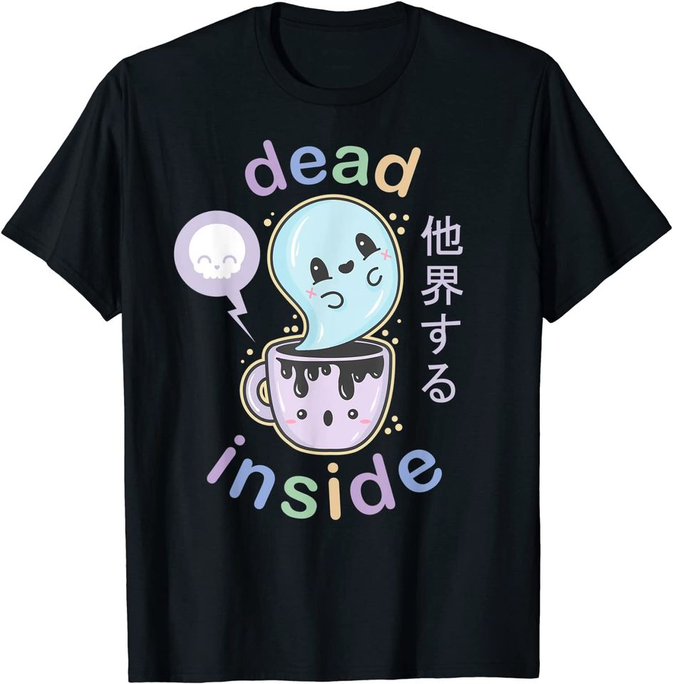 Pastel Goth Dead Inside Coffee T Shirt