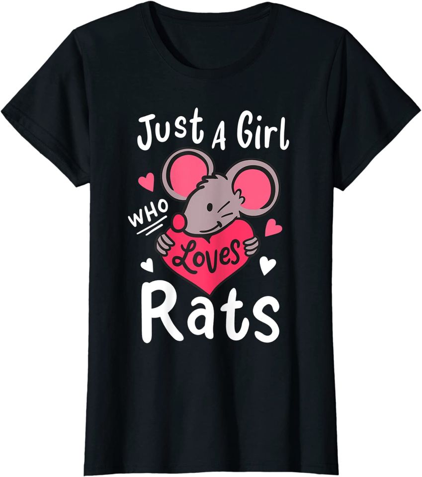 Rat Just a Girl Who Loves Rats Rat Hoodie