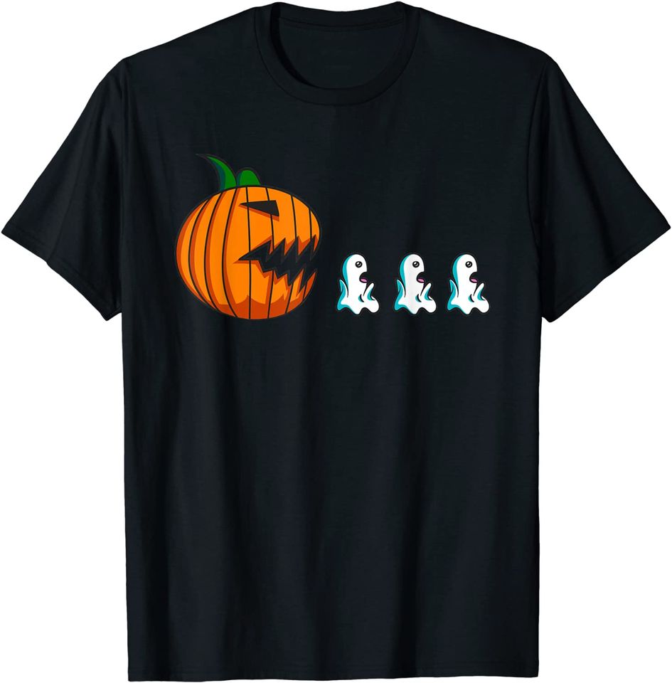Pumpkin Ghosts Halloween T Shirt