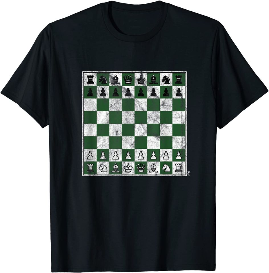 Chess Game Board Pieces Checkmate Chessboard T Shirt