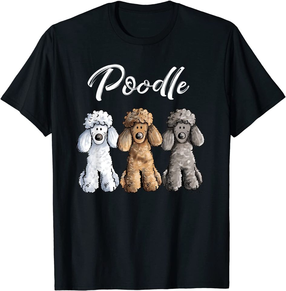 Poodle I Caniche Puppy Dogs T Shirt