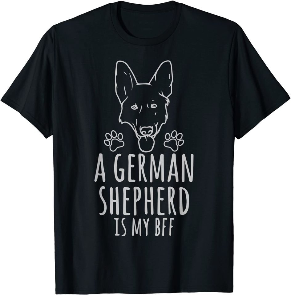 A German Shepherd Is My Friend Dog T Shirt