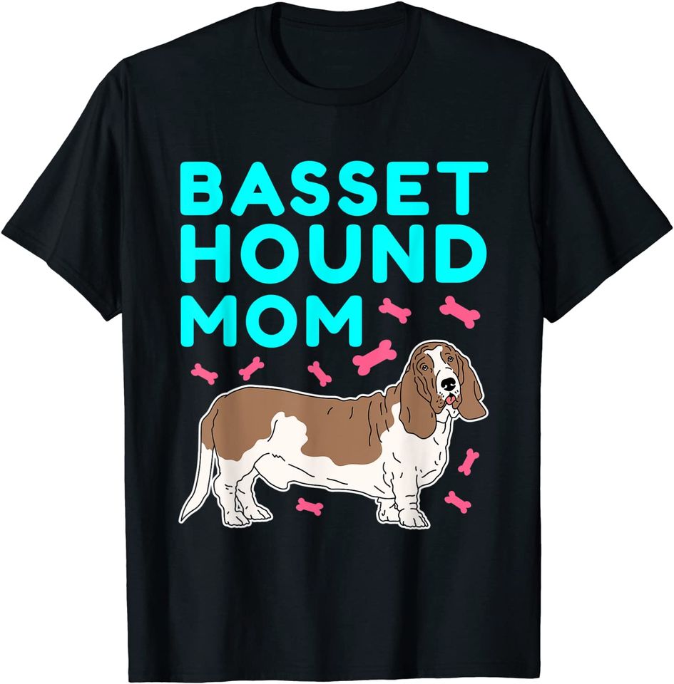 Basset Hound Mom T Shirt