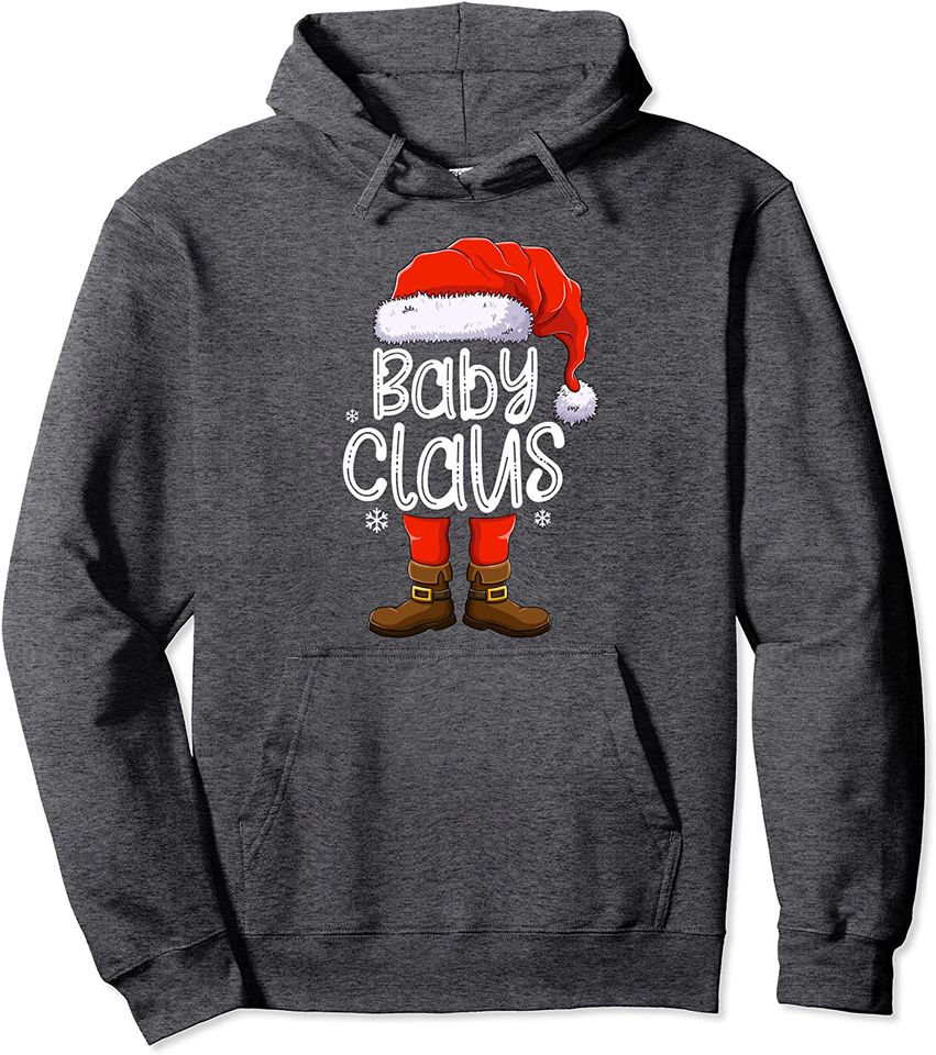 Baby Santa Claus Matching Christmas Pullover Hoodie
