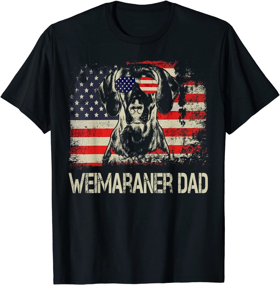 Weimaraner Dad For All Who Like Dogs T Shirt