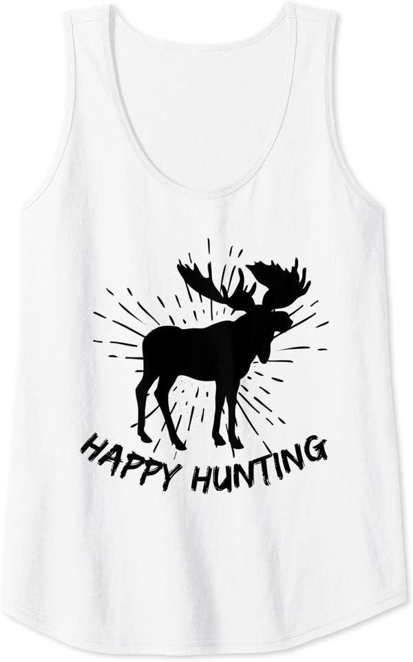 Happy Hunting Funny Tank Top