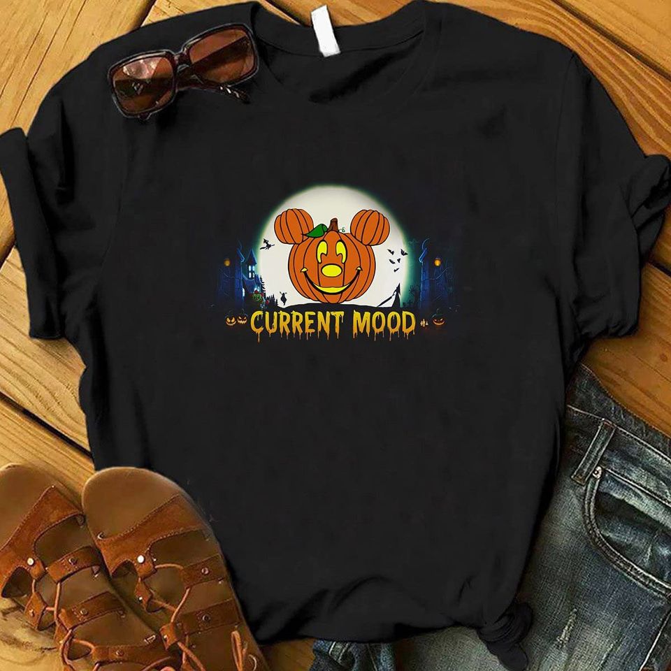 Current Mood Mickeys Not So Scary Custom Shirt Add Any Text Shirts Halloween Shirt Mickey Halloween Shirt Trick Or Treat Halloween Tees