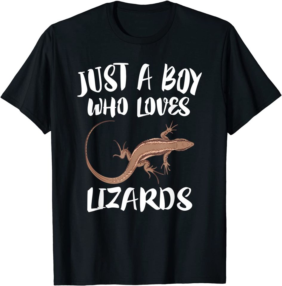 Just A Boy Who Loves Lizards T-Shirt