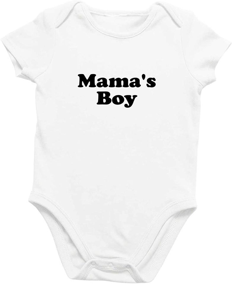 Mama's Boy Cute Baby Bodysuit