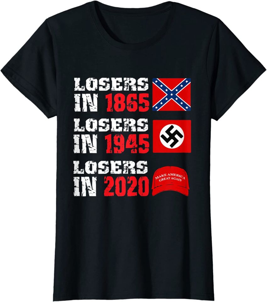 Losers In 1865 Losers In 1945 Losers In 2020 Hoodie