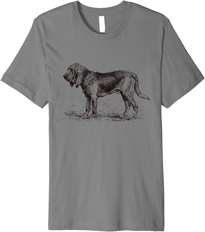 Vintage Bloodhound Dog Lover T-Shirt
