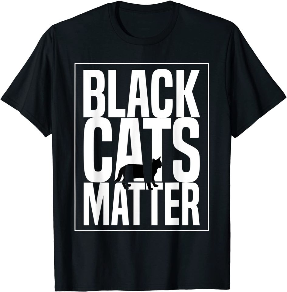 Halloween Black Cats Matter T Shirt
