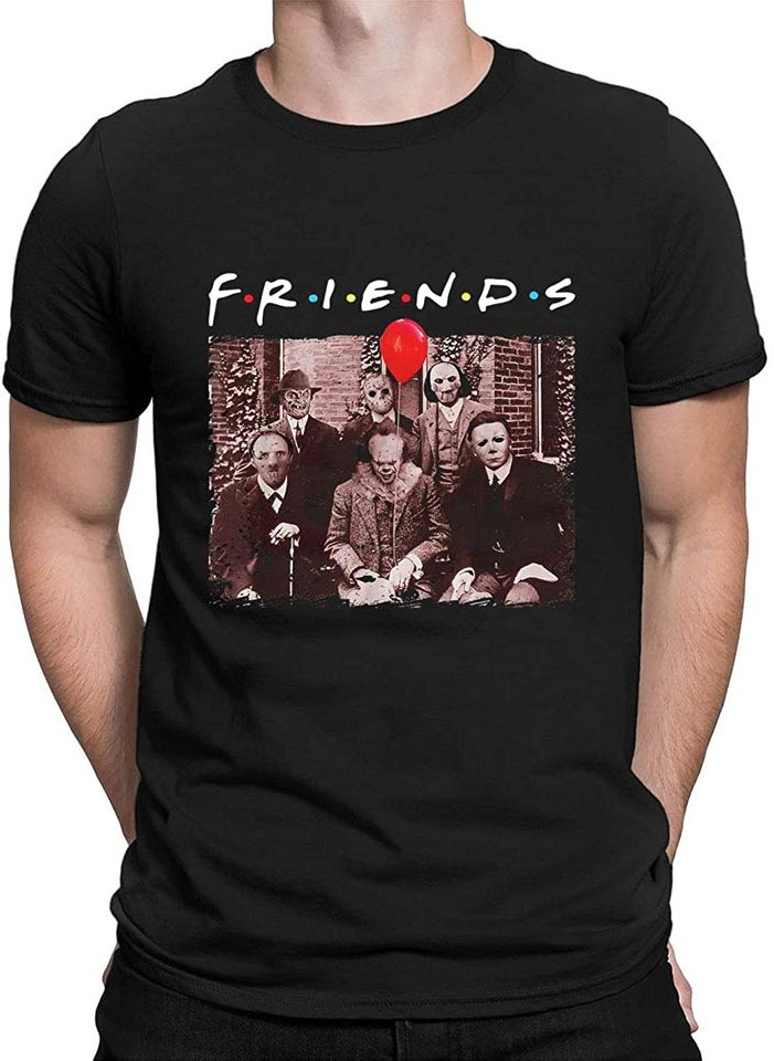 Halloween Friends Scary Movies Graphic T-Shirt