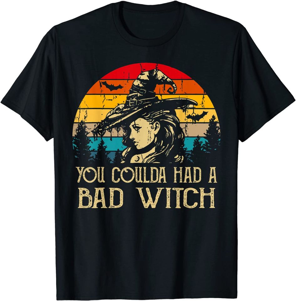 You Coulda Had A Bad Witch Vintage Halloween 70S 80S T-Shirt