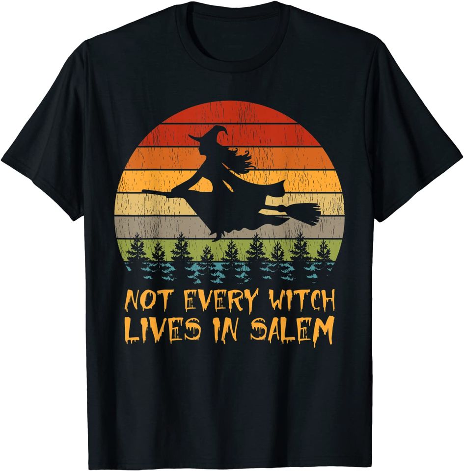 Vintage Not Every Witch Lives In Salem Costume T-Shirt