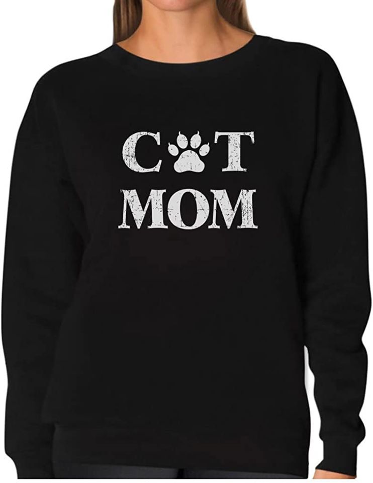 Cat Mom For Cat Lover Sweatshirt